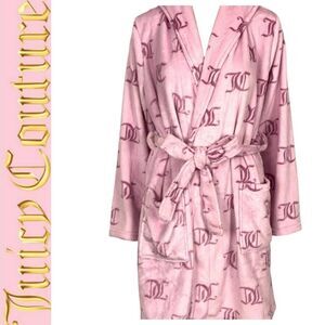 Juicy Couture  JC Logo Hooded Robe